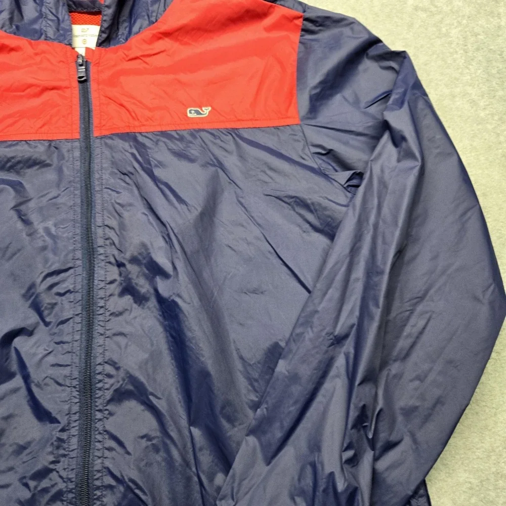 Vineyard Vines Jacket Mens Large Hooded Windbreaker Full‎ Zip Target